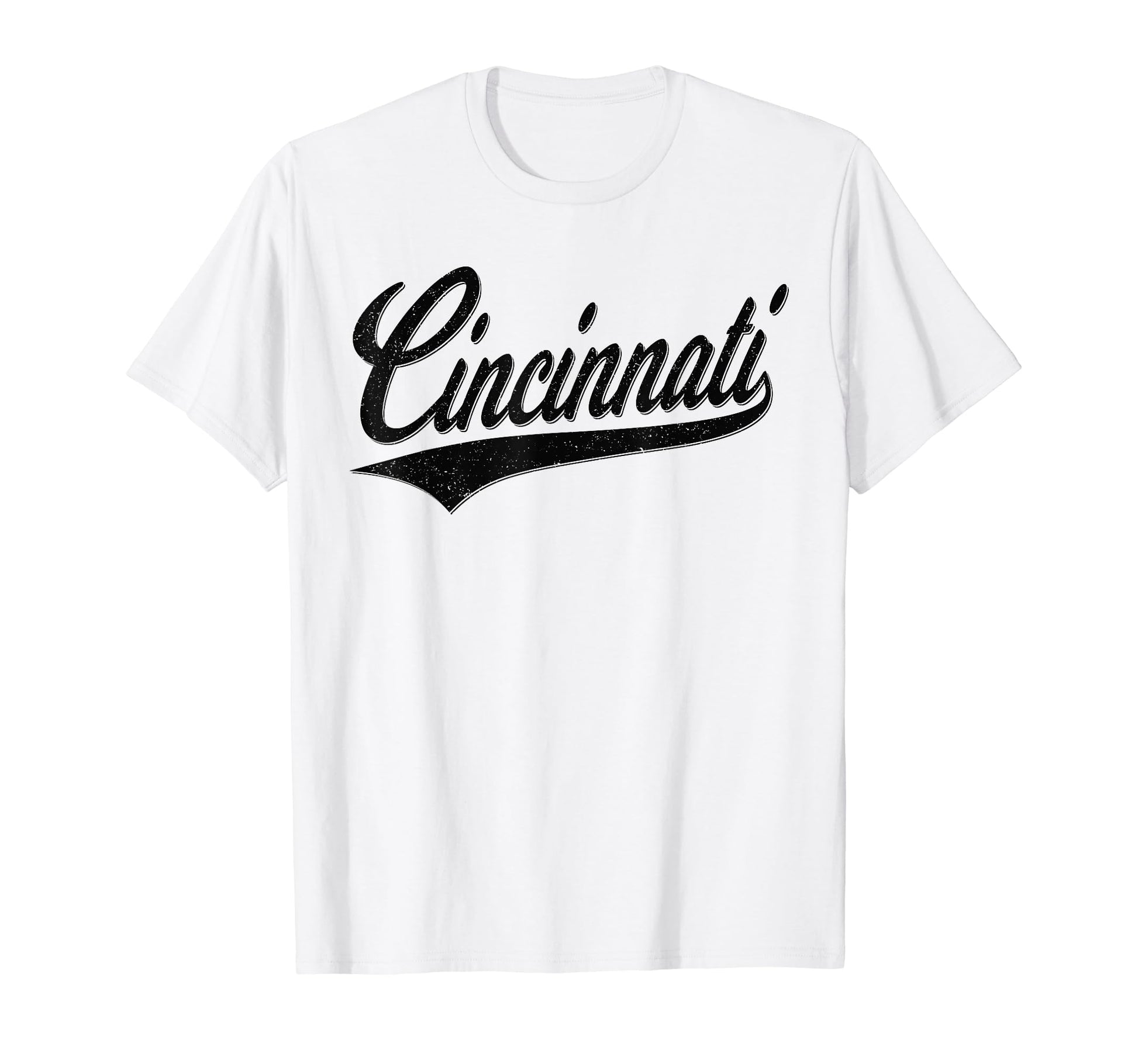 Cincinnati Ohio Varsity Script T-Shirt - Casual Everyday Wear for Adults - T-Shirt, Sweatshirt, Hoodie