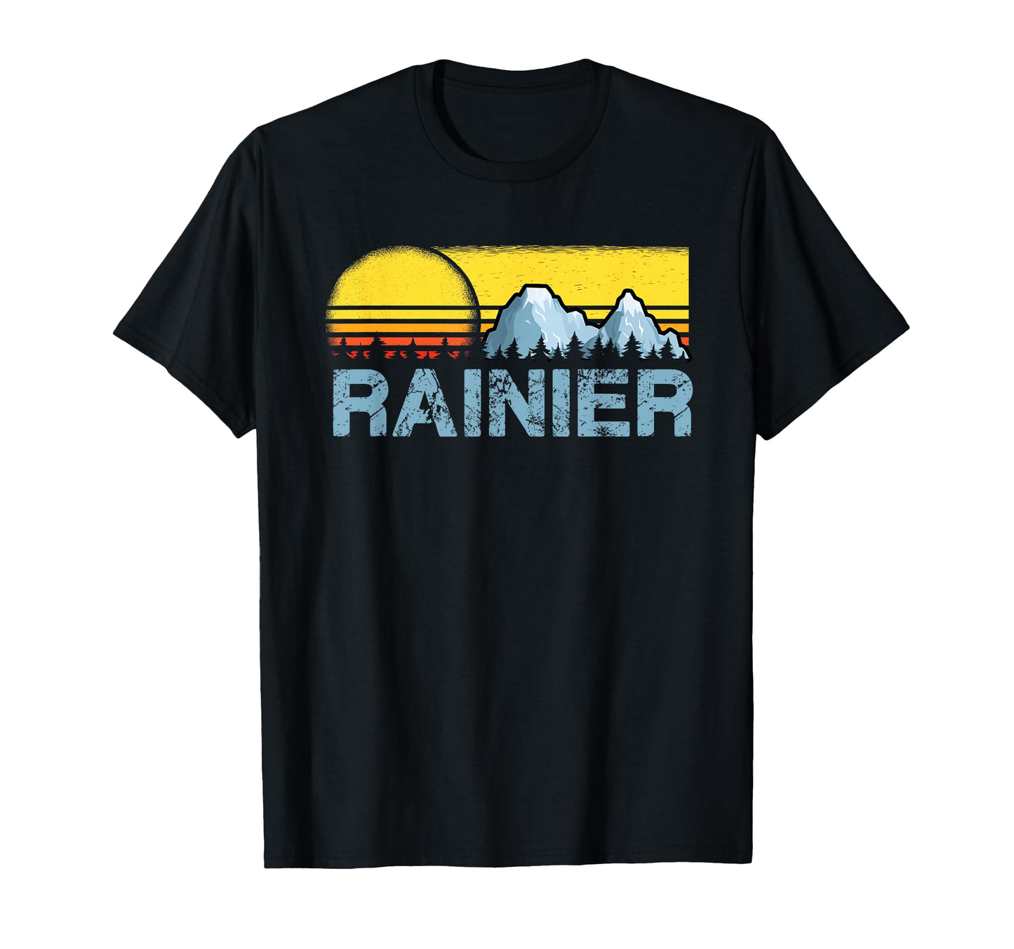 Sunset Mount Rainier National Park T-Shirt - Aesthetic Graphic for Adults - T-Shirt, Sweatshirt, Hoodie