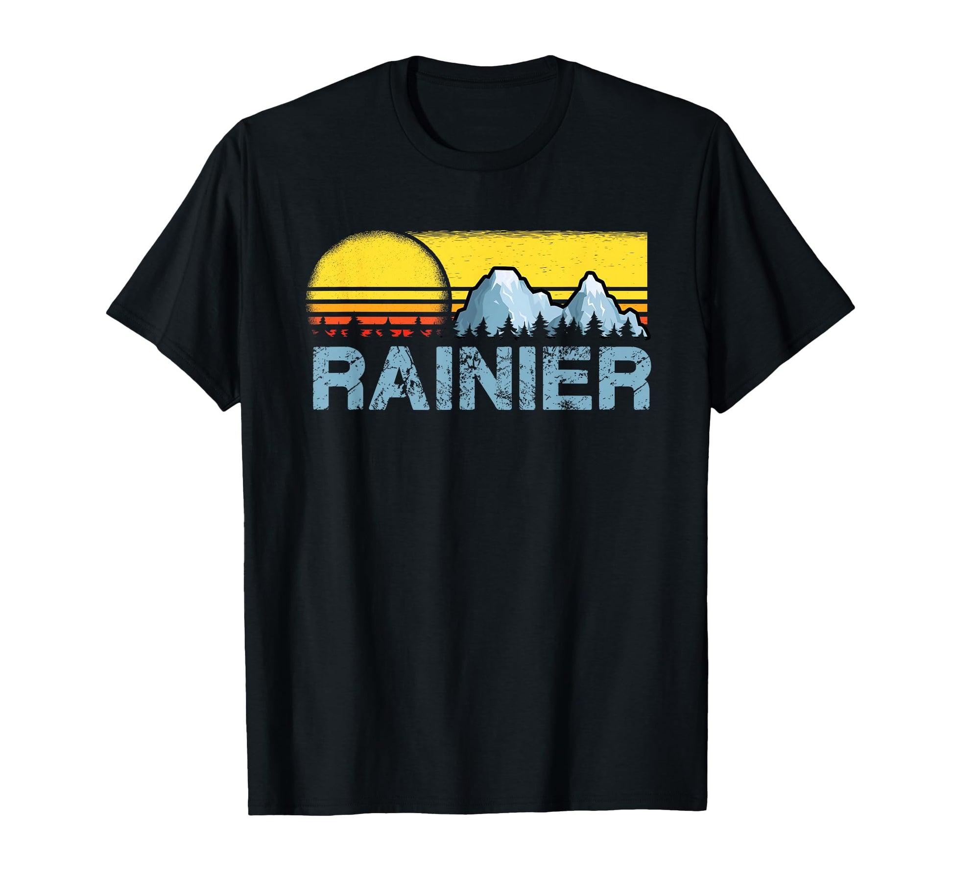 Sunset Mount Rainier National Park T-Shirt - Aesthetic Graphic for Adults - T-Shirt, Sweatshirt, Hoodie
