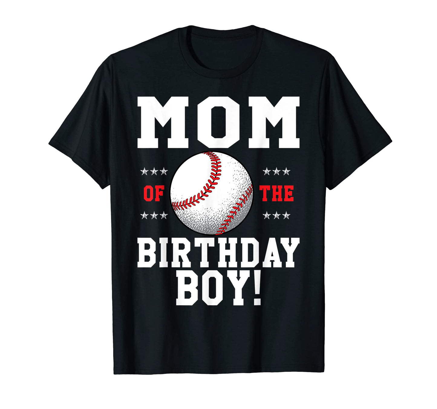 Mom Birthday Baseball Matching Family T-Shirt - Minimalist Print Men Women - T-Shirt, Sweatshirt, Hoodie