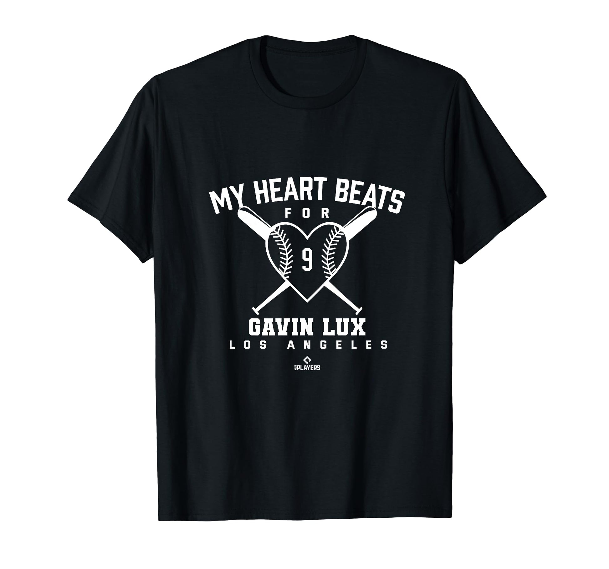 My Heart Beats Gavin Lux Baseball T-Shirt - Minimalist Print Men Women - T-Shirt, Sweatshirt, Hoodie