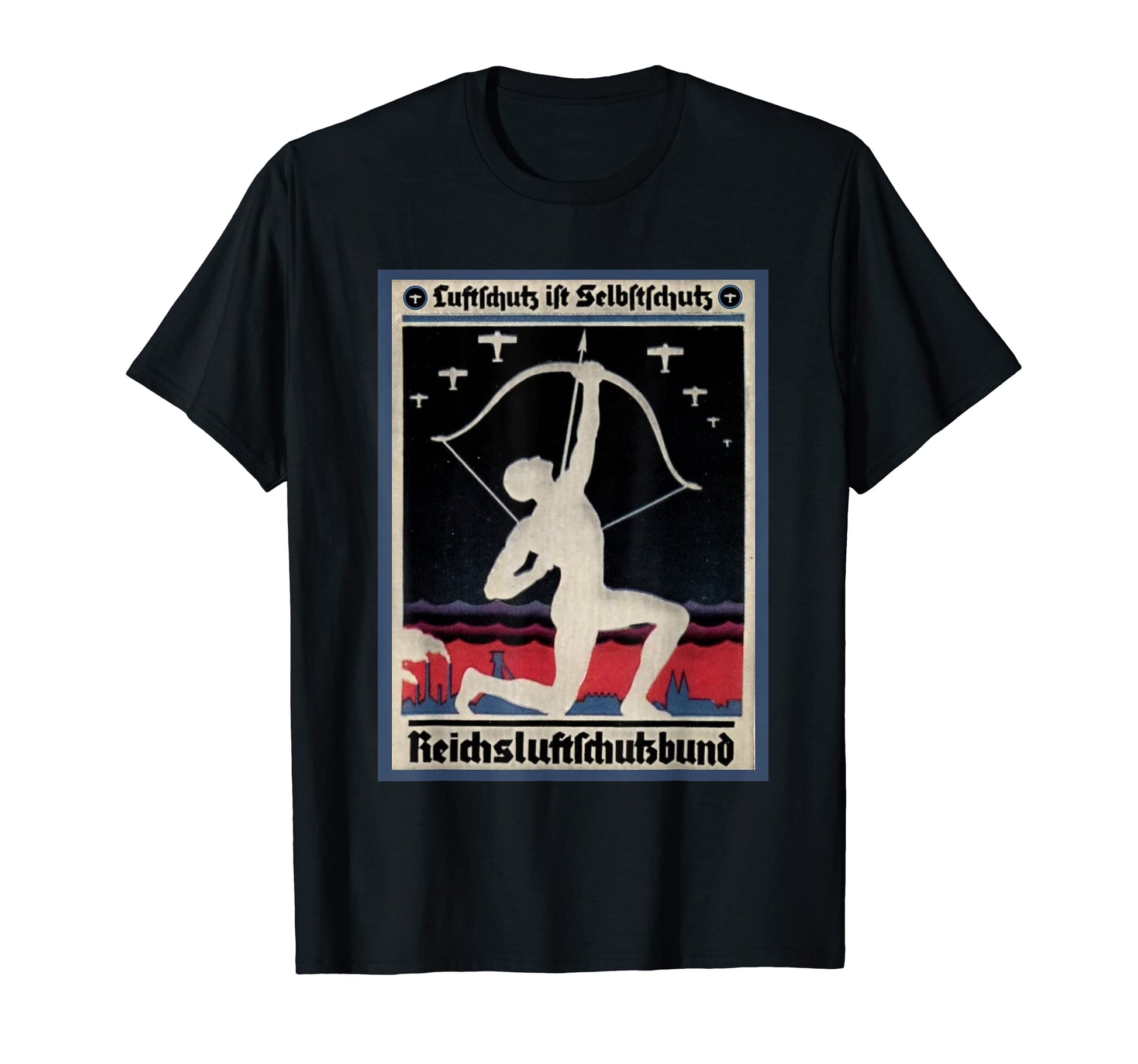 German Air Defense Federation Rare T-Shirt - Custom Art Print Men Women - T-Shirt, Sweatshirt, Hoodie