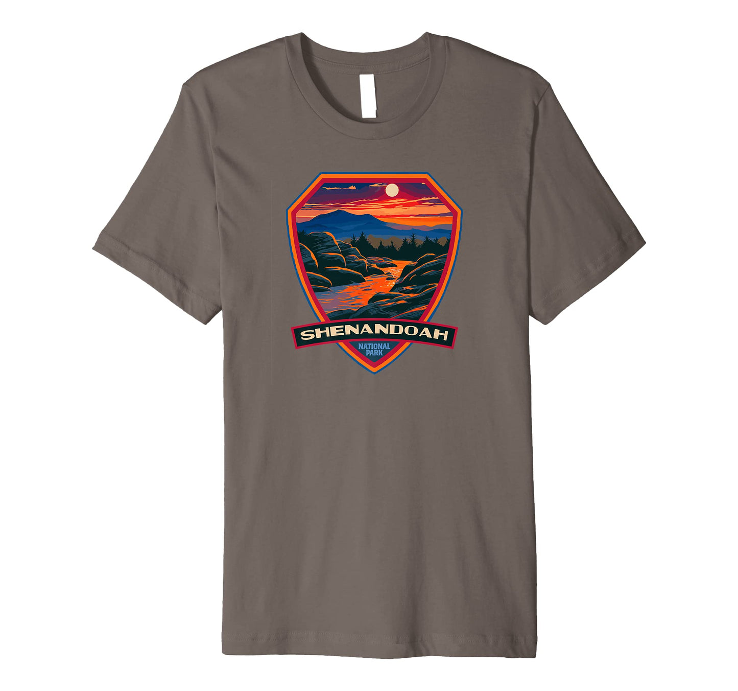 Shenandoah National Park Wpa Badge T-Shirt - Streetwear Style for Adults - T-Shirt, Sweatshirt, Hoodie