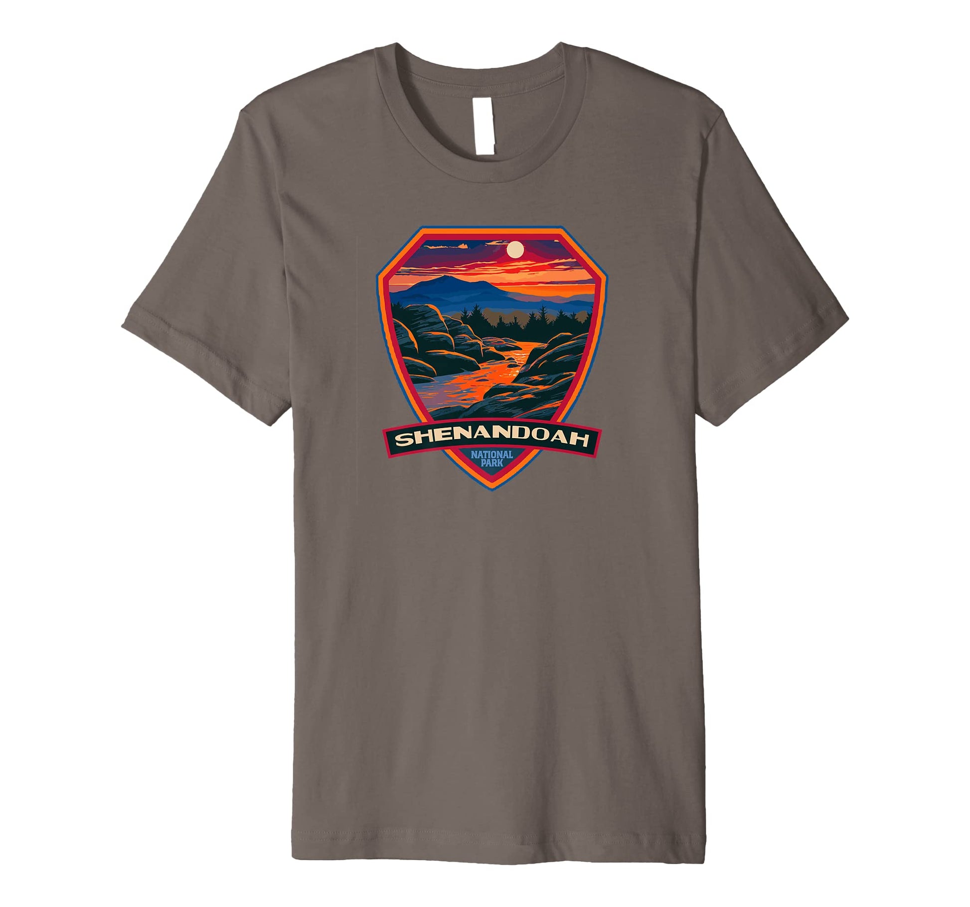 Shenandoah National Park Wpa Badge T-Shirt - Streetwear Style for Adults - T-Shirt, Sweatshirt, Hoodie
