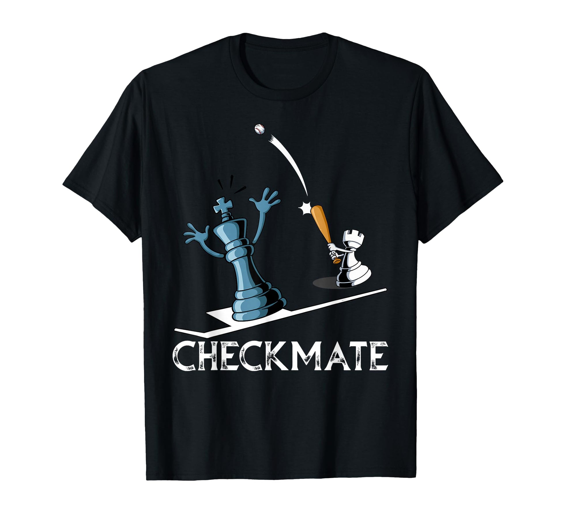 Baseball Checkmate Chess T-Shirt - Trendy Graphic Unisex - T-Shirt, Sweatshirt, Hoodie