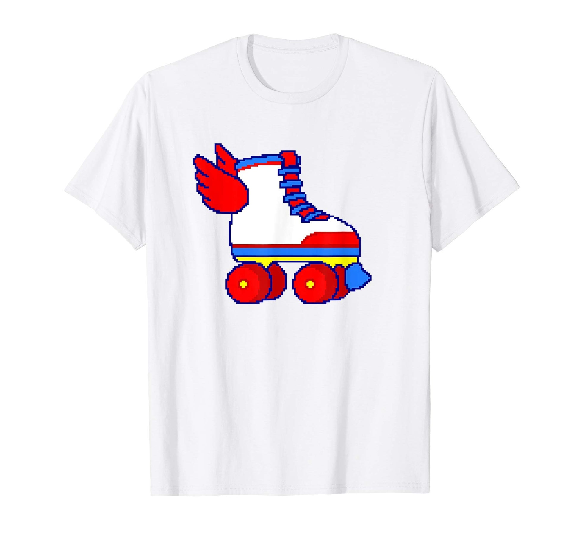 Gamer 8 Bit Roller Skates Video Game T-Shirt - Streetwear Style for Adults - T-Shirt, Sweatshirt, Hoodie