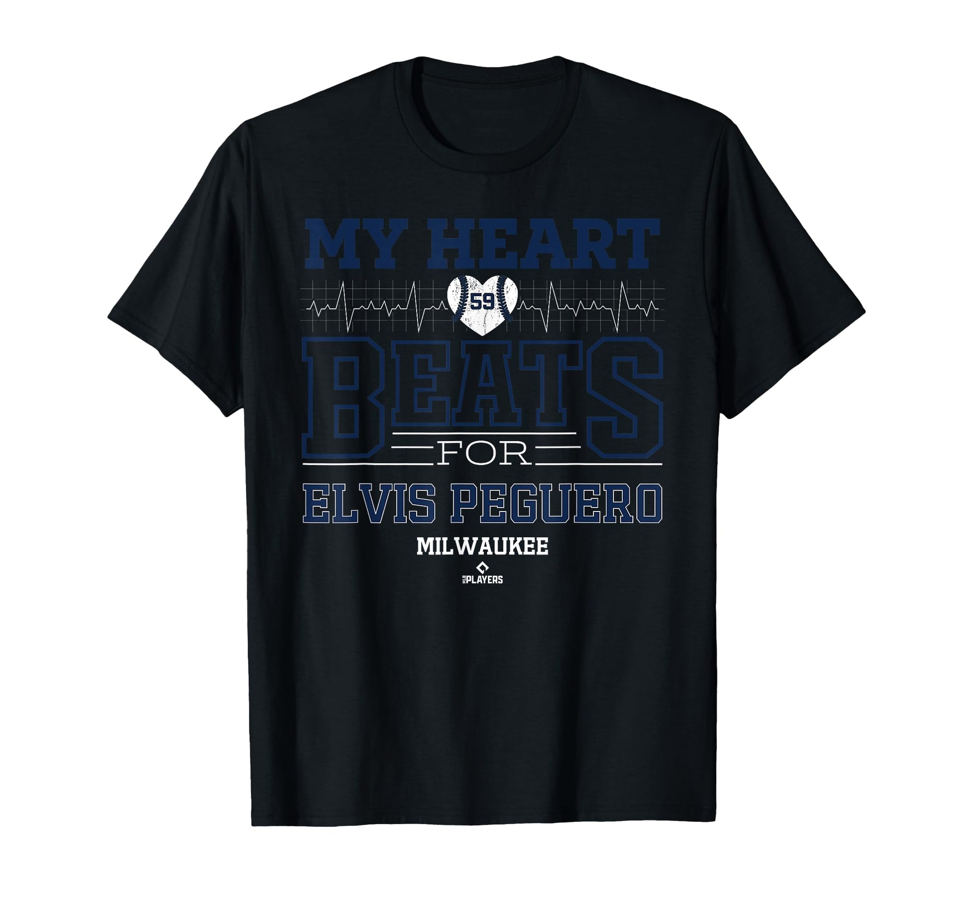 My Heart Beats Elvis Peguero Milwaukee T-Shirt - Graphic Print Men Women - T-Shirt, Sweatshirt, Hoodie