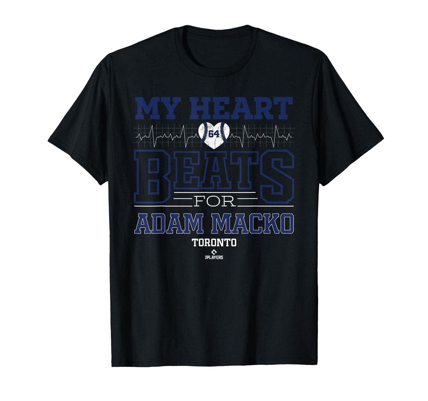 My Heart Beats Adam Macko Toronto T-Shirt - Fun Novelty Design Unisex - T-Shirt, Sweatshirt, Hoodie