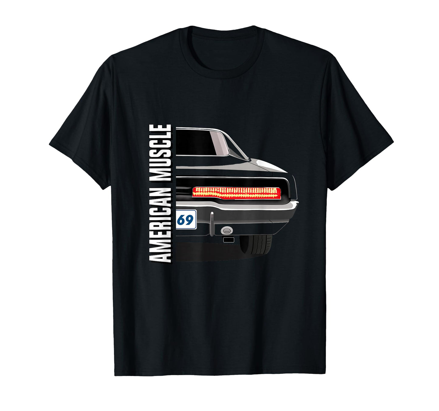 69 Charger Old School American T-Shirt - Custom Art Print for Adults - T-Shirt, Sweatshirt, Hoodie