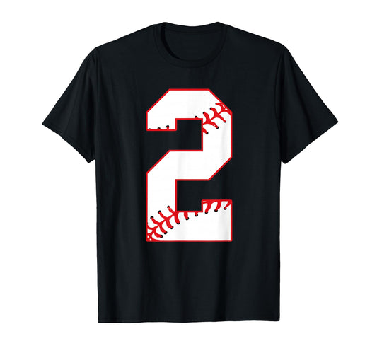 2Nd Birthday Baseball 2 Years Old Party T-Shirt - Novelty Apparel Unisex - T-Shirt, Sweatshirt, Hoodie