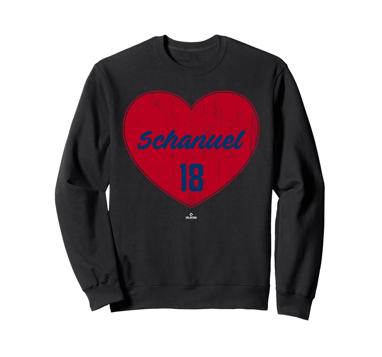 Distressed Heart Nolan Schanuel Los Sweatshirt - Graphic Print for Adults - T-Shirt, Sweatshirt, Hoodie