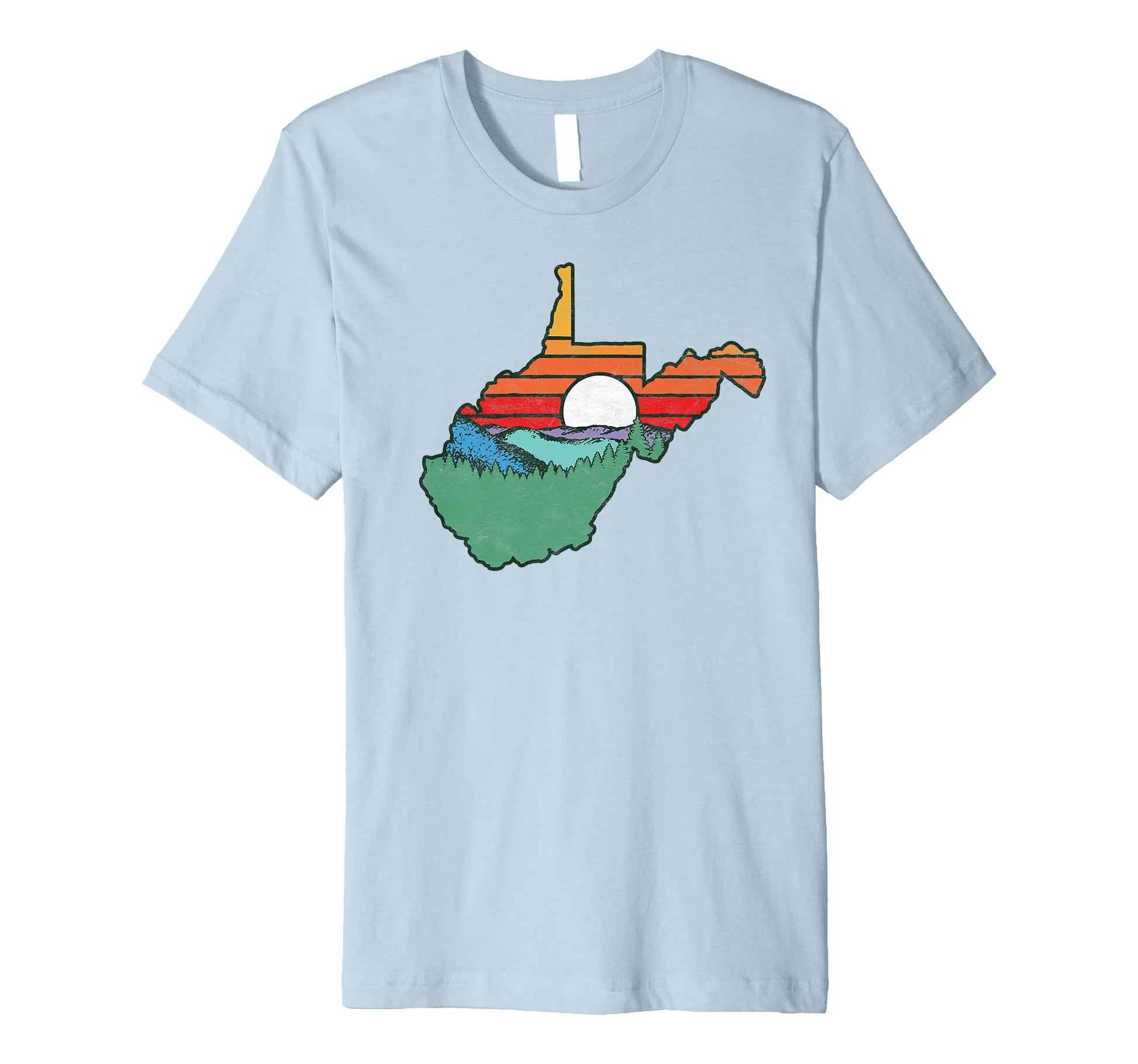 West Virginia Outdoors Nature T-Shirt - Casual Everyday Wear Unisex - T-Shirt, Sweatshirt, Hoodie