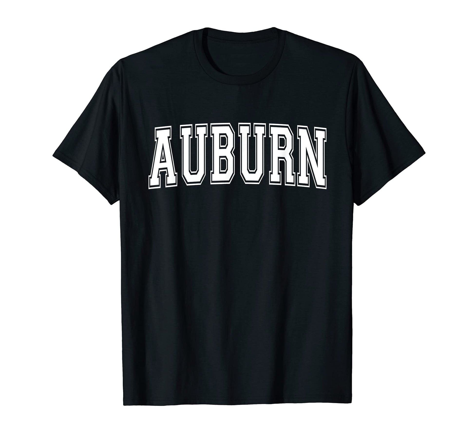 Auburn Me Maine Usa Sports Varsity T-Shirt - Graphic Print Unisex - T-Shirt, Sweatshirt, Hoodie