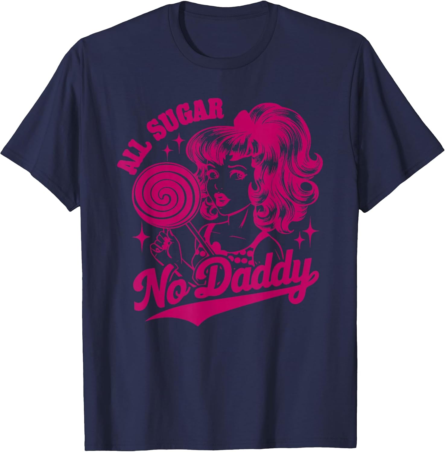 Vintage Fun Feminist Pink Girl Merch - Adult & Kids T-Shirts, Sweatshirts & Hoodies apparel design preview 1