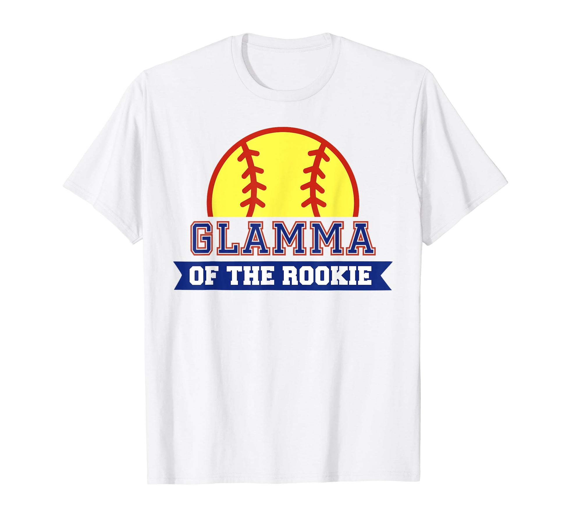 Glamma Rookie 1St Birthday Softball T-Shirt - Minimalist Print for Adults - T-Shirt, Sweatshirt, Hoodie