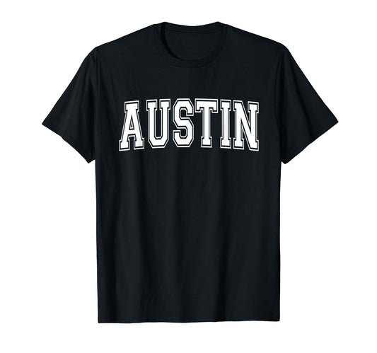Austin Tx Texas Usa Sports Varsity T-Shirt - Unique Graphic for Adults - T-Shirt, Sweatshirt, Hoodie
