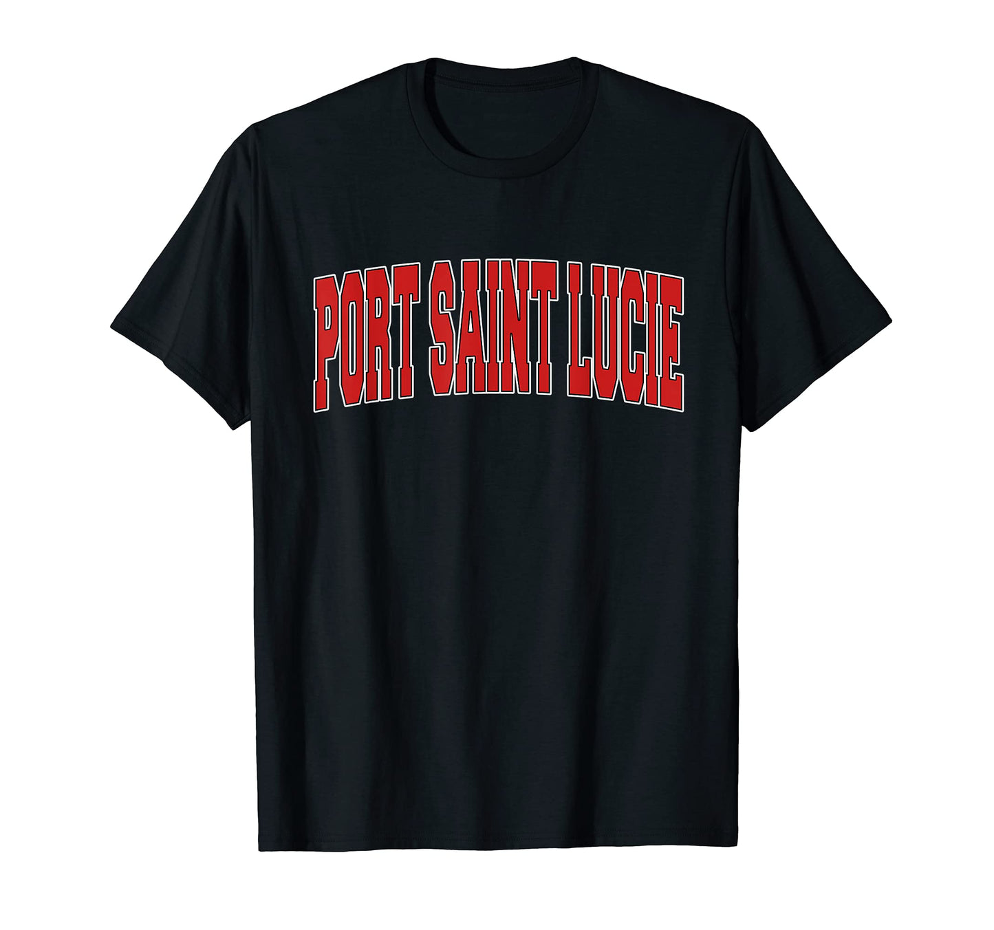 Port Saint Lucie Fl Florida Varsity T-Shirt - Novelty Apparel for Adults - T-Shirt, Sweatshirt, Hoodie