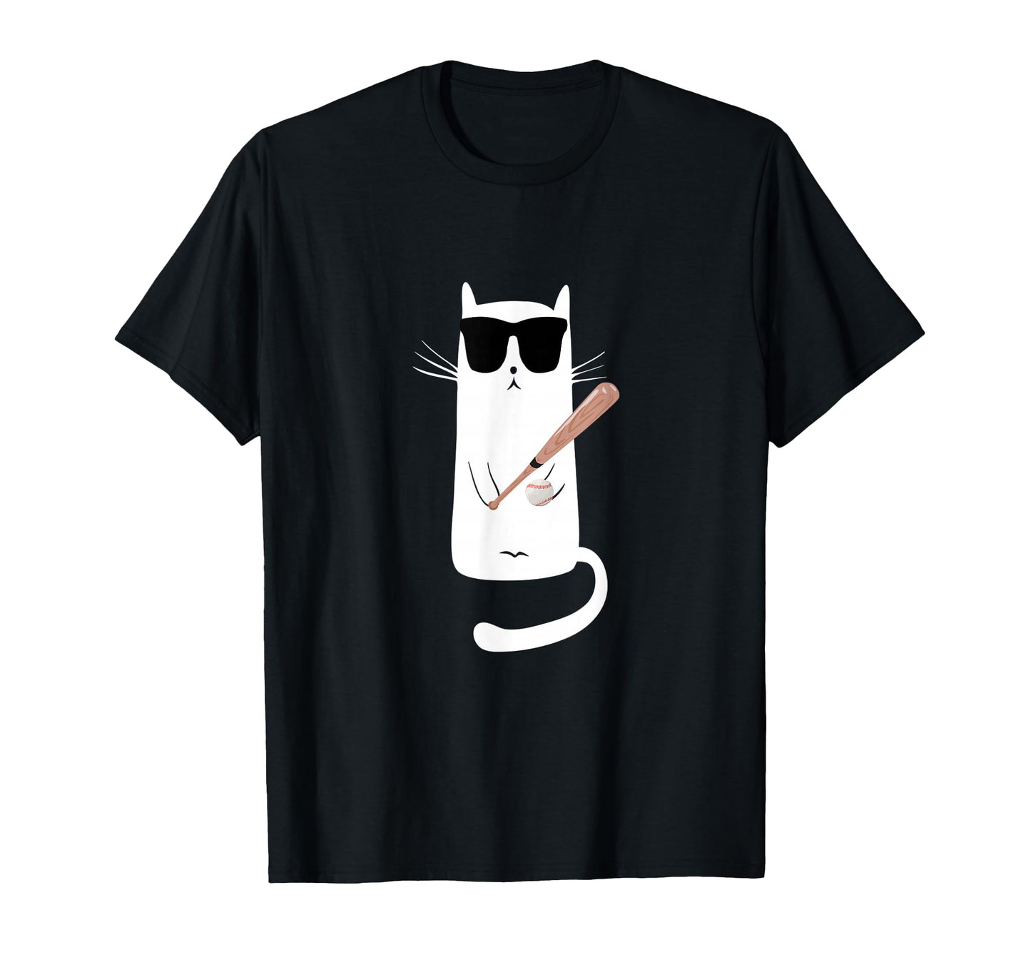 Funny Cat Wearing Sunglasses Playing T-Shirt - Streetwear Style for Adults - T-Shirt, Sweatshirt, Hoodie