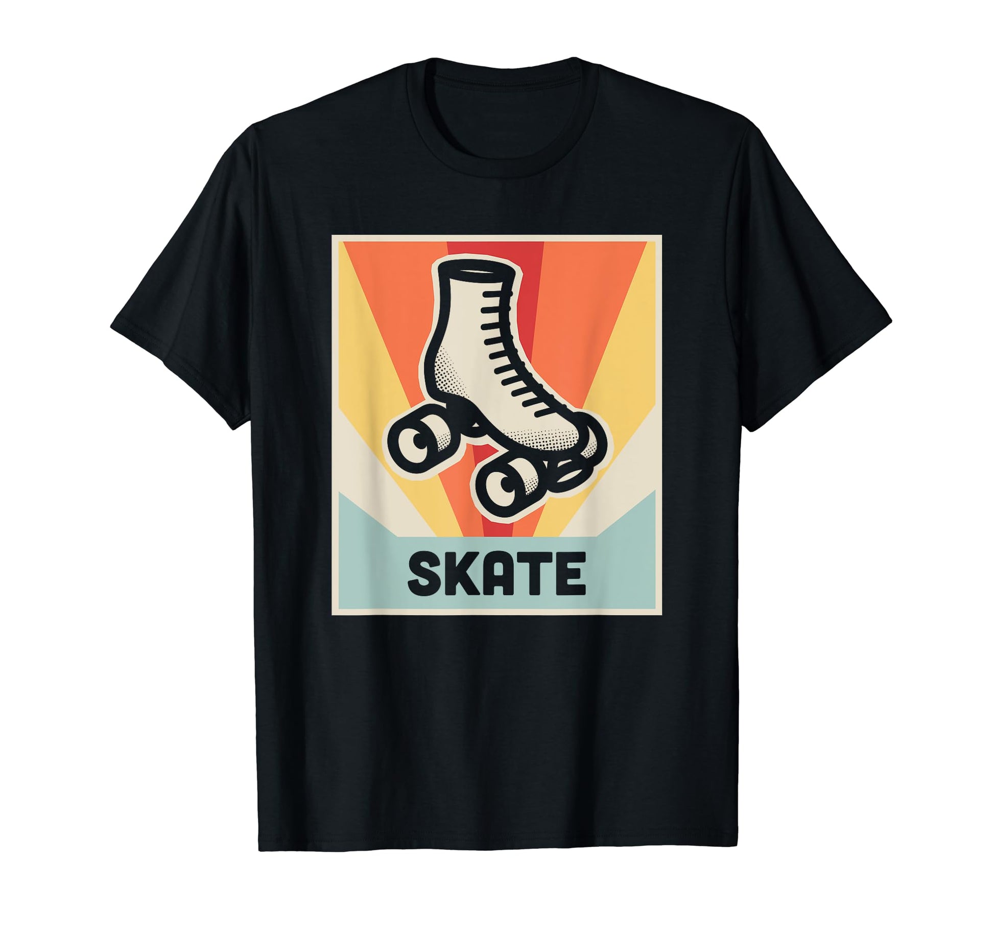 Skate Roller Skating T-Shirt - Custom Art Print Men Women - T-Shirt, Sweatshirt, Hoodie