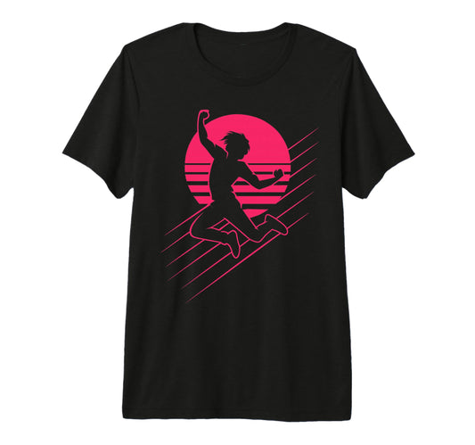 80S Synthwave Tri Blend T-Shirt - Trendy Graphic Men Women - T-Shirt, Sweatshirt, Hoodie