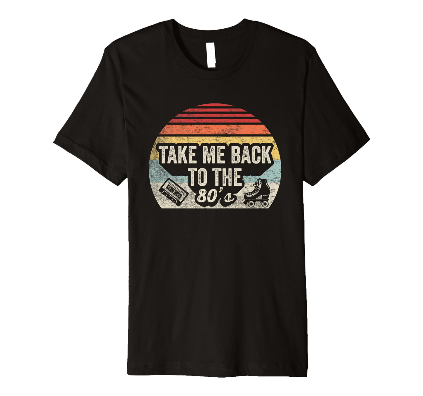 Take Me Back To 80S Cassette Roller Skate T-Shirt - Novelty Apparel Unisex - T-Shirt, Sweatshirt, Hoodie