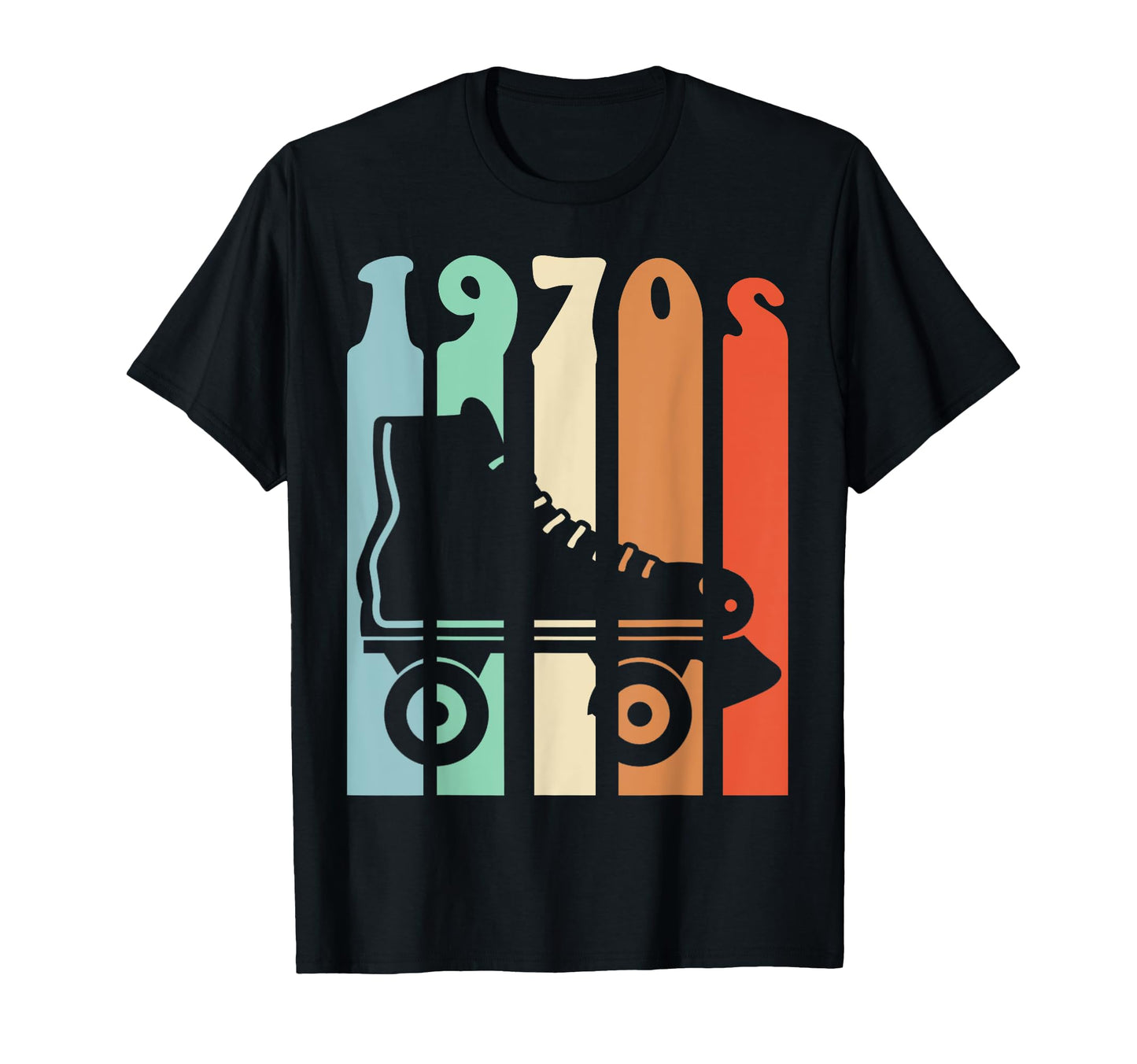 1970S Roller Skates And Gift T-Shirt - Casual Everyday Wear for Adults - T-Shirt, Sweatshirt, Hoodie
