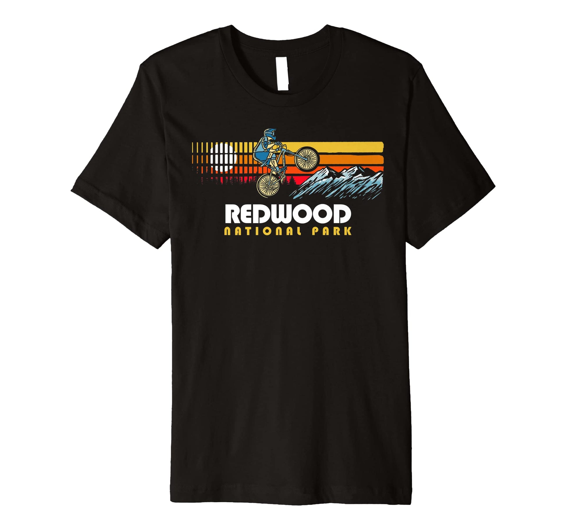 80S Redwood National Park Mountain T-Shirt - Minimalist Print Men Women - T-Shirt, Sweatshirt, Hoodie