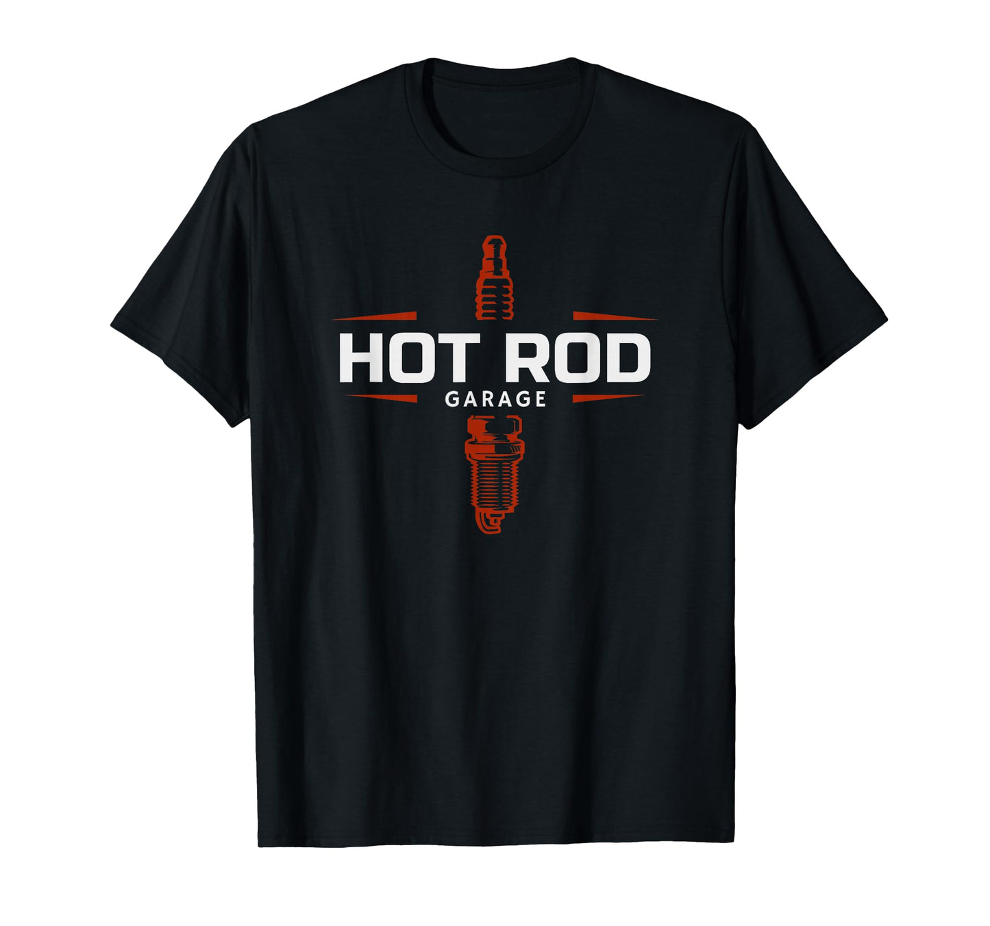 Hot Rod Garage Custom Car Spark Plug T-Shirt - Custom Art Print for Adults - T-Shirt, Sweatshirt, Hoodie