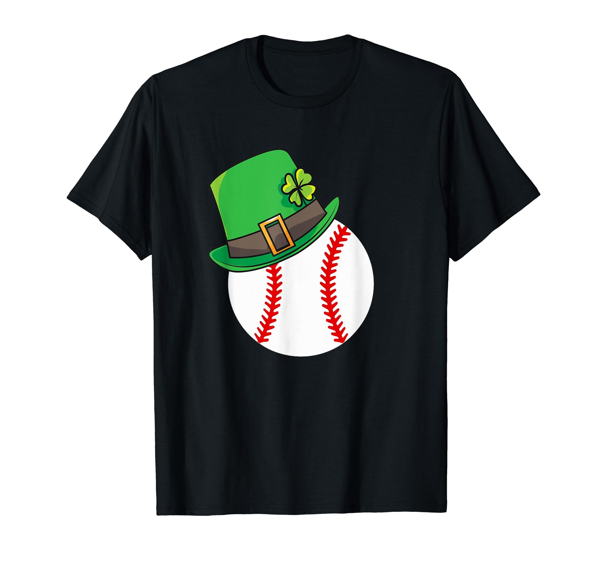 Fun St Patricks Day Baseball Lucky T-Shirt - Custom Art Print Unisex - T-Shirt, Sweatshirt, Hoodie