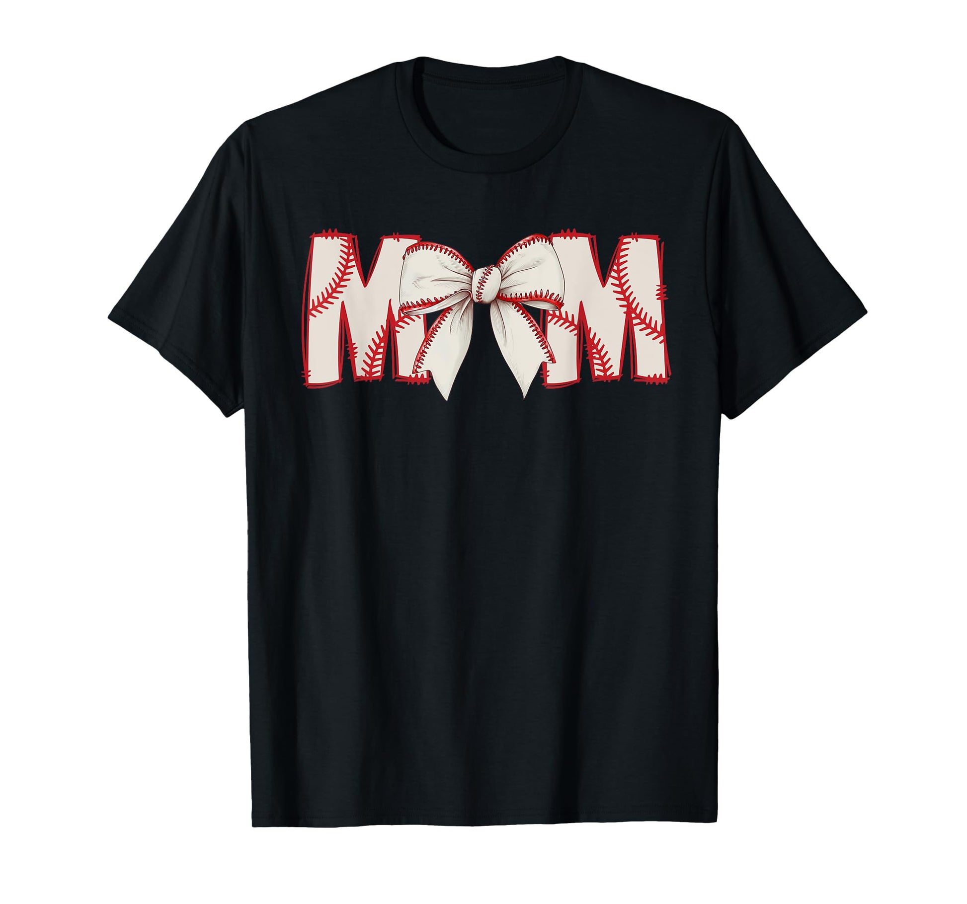 Baseball Mama Checkered Baseball T-Shirt - Fun Novelty Design Men Women - T-Shirt, Sweatshirt, Hoodie