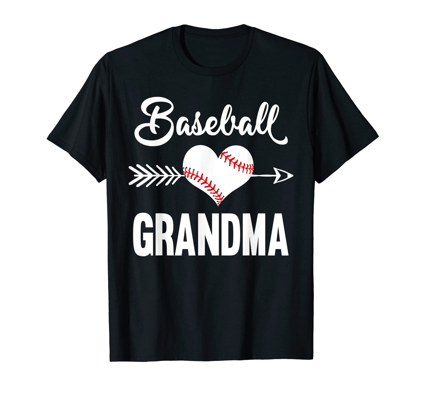 Softball Baseball Grandma Leopard T-Shirt - Custom Art Print for Adults - T-Shirt, Sweatshirt, Hoodie