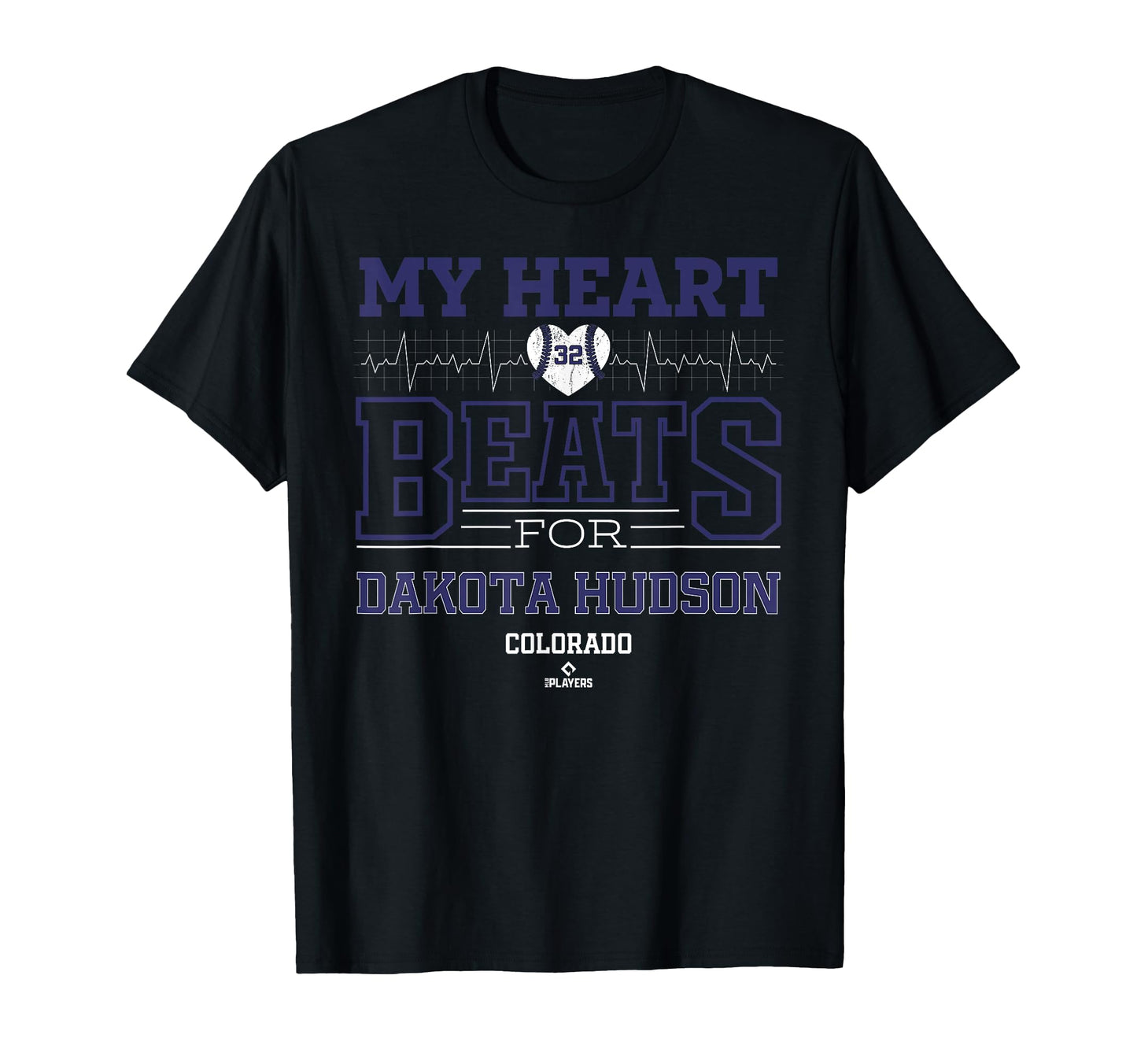My Heart Beats Dakota Hudson Colorado T-Shirt - Novelty Apparel Unisex - T-Shirt, Sweatshirt, Hoodie