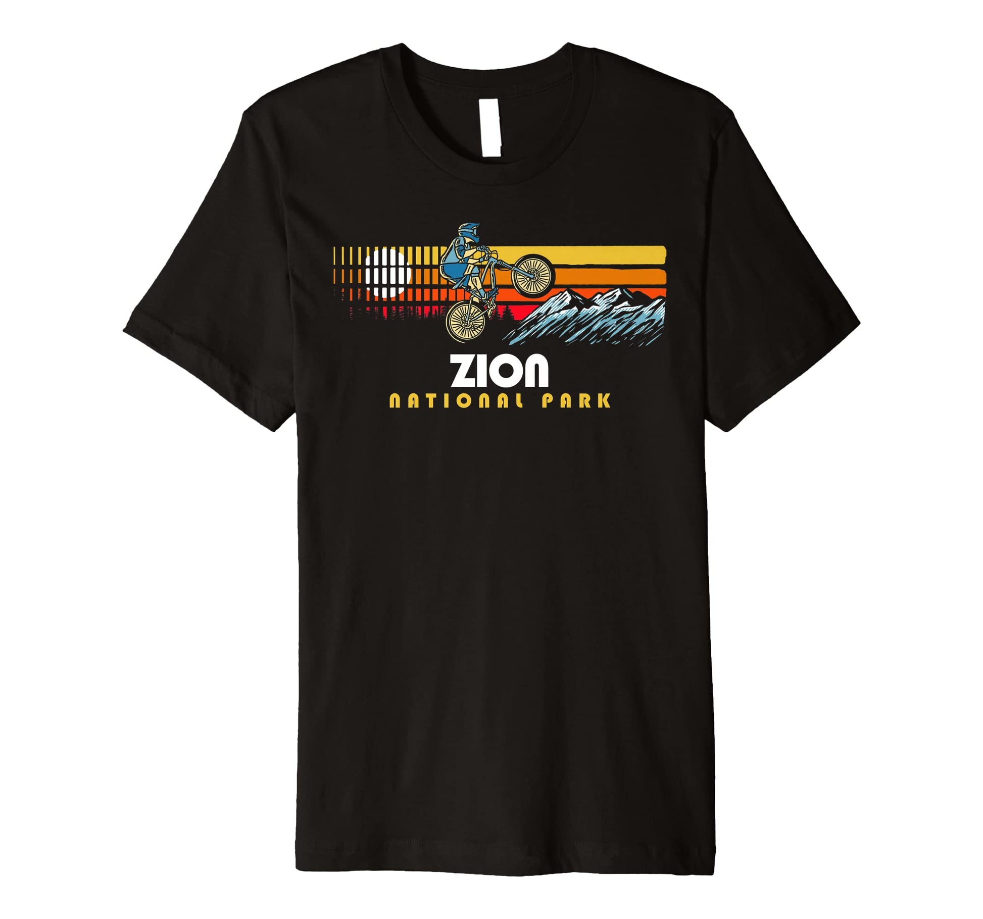 80S Zion National Park Mountain Biker T-Shirt - Streetwear Style Men Women - T-Shirt, Sweatshirt, Hoodie