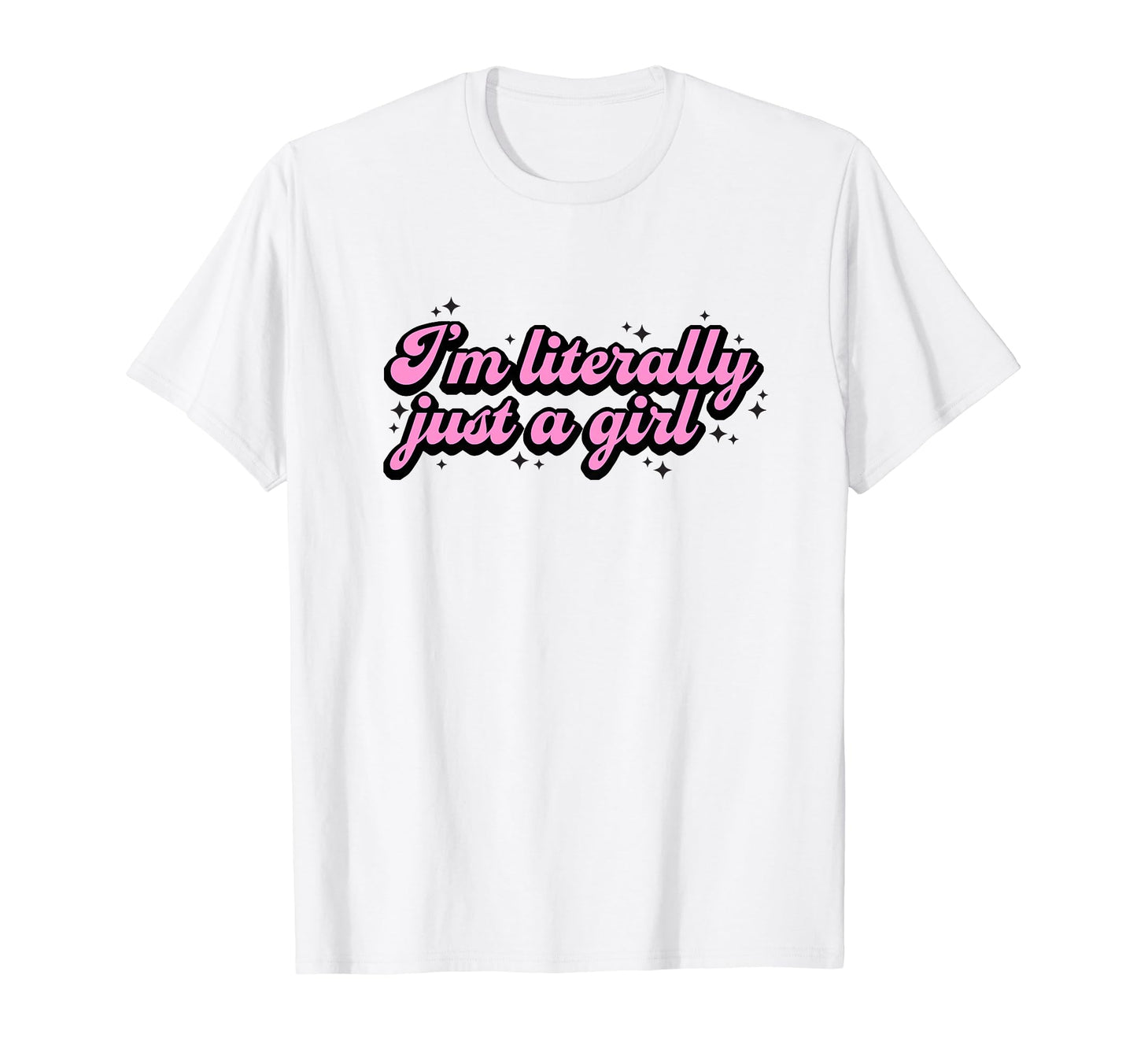 Im Literally Just Funny Y2K Aesthetic T-Shirt - Fun Novelty Design Unisex - T-Shirt, Sweatshirt, Hoodie
