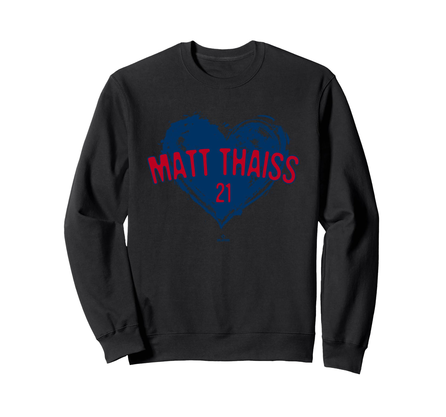 Distressed Heart Matt Thaiss Los Sweatshirt - Novelty Apparel Men Women - T-Shirt, Sweatshirt, Hoodie