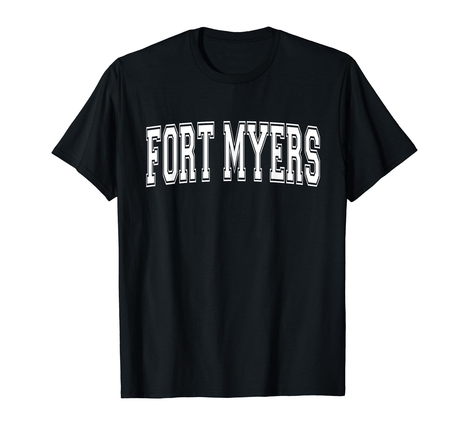 Fort Myers Fl Florida Usa Sports Varsity T-Shirt - Unique Graphic Unisex - T-Shirt, Sweatshirt, Hoodie