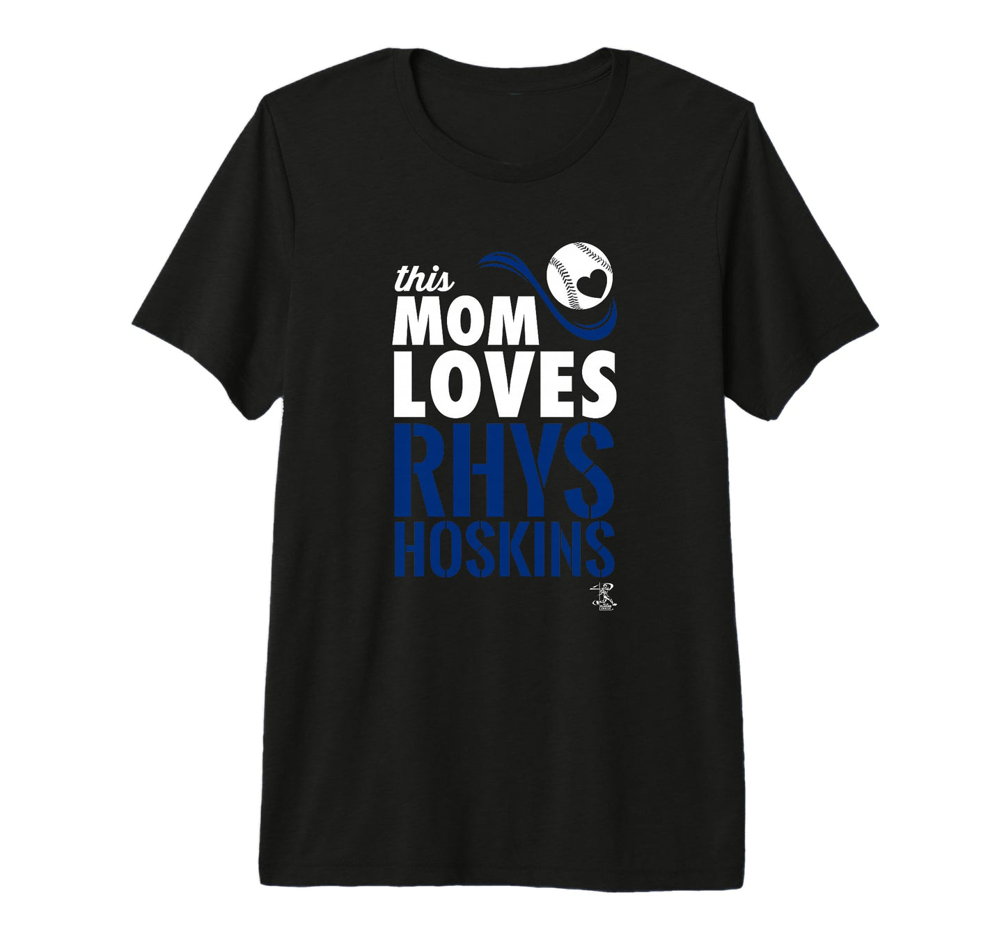 Rhys Hoskins This Mom Loves Tri Blend T-Shirt - Trendy Graphic for Adults - T-Shirt, Sweatshirt, Hoodie