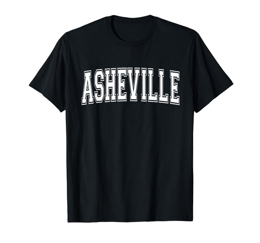 Asheville Nc North Carolina Usa Sports T-Shirt - Custom Art Print Unisex - T-Shirt, Sweatshirt, Hoodie