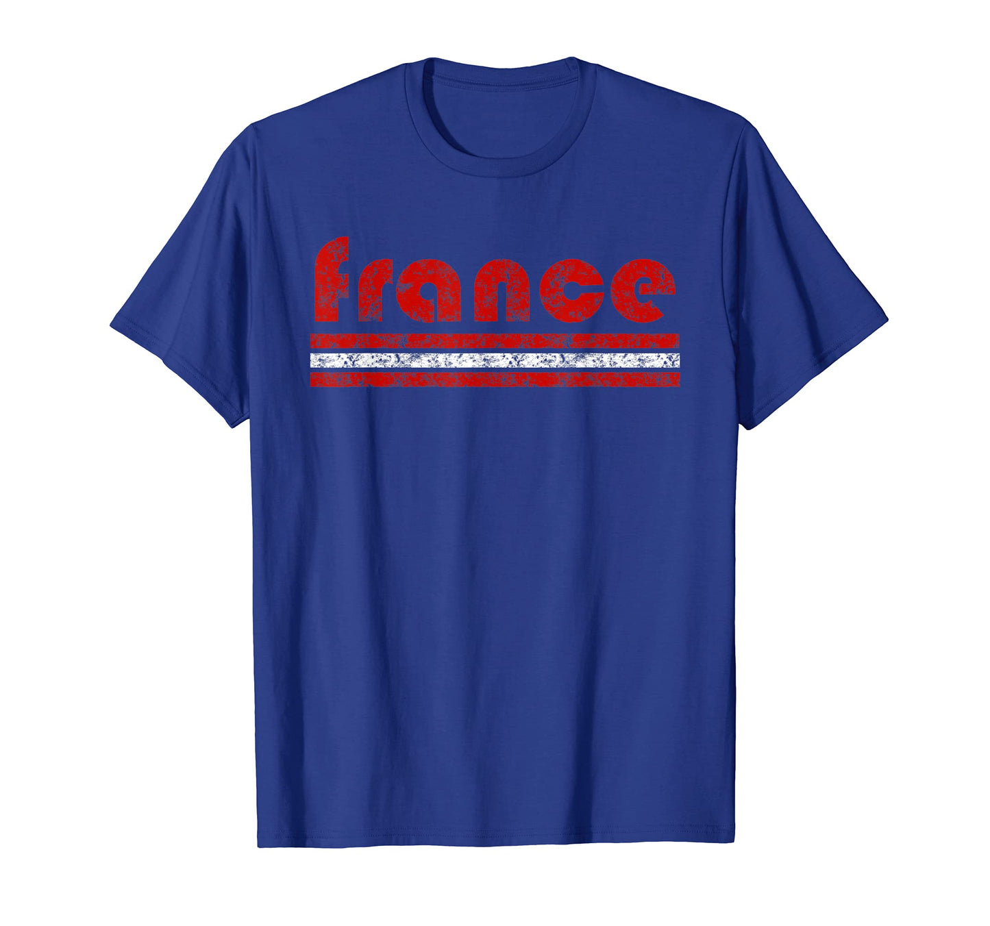 France Three Stripe Weathered T-Shirt - Aesthetic Graphic Unisex - T-Shirt, Sweatshirt, Hoodie
