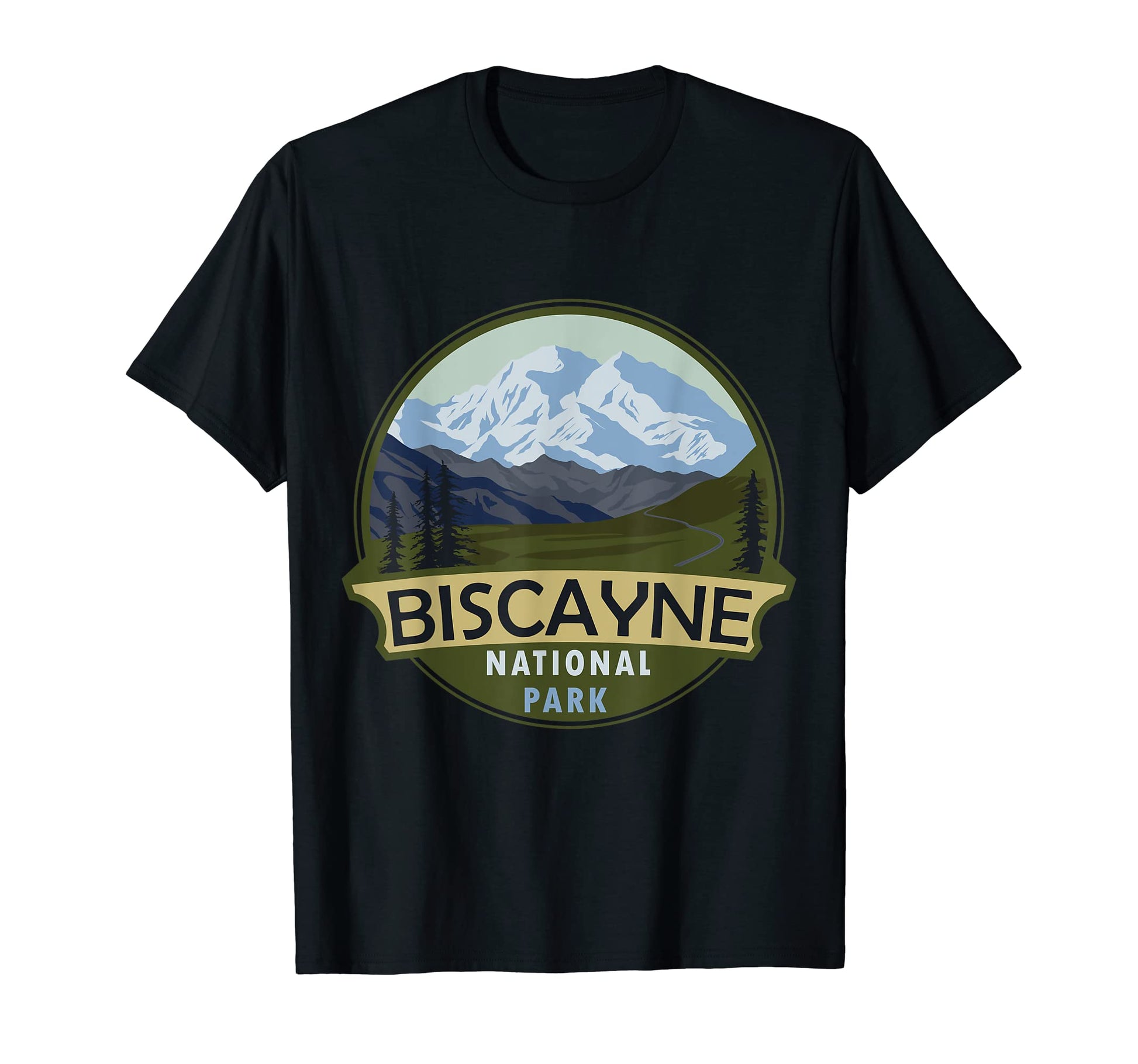 Biscayne National Park Mountain T-Shirt - Custom Art Print for Adults - T-Shirt, Sweatshirt, Hoodie