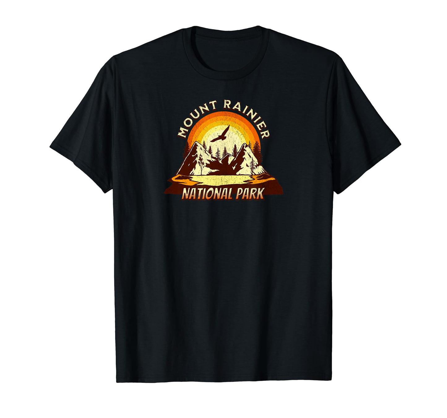 Mount Rainier National Park Mountain T-Shirt - Streetwear Style for Adults - T-Shirt, Sweatshirt, Hoodie