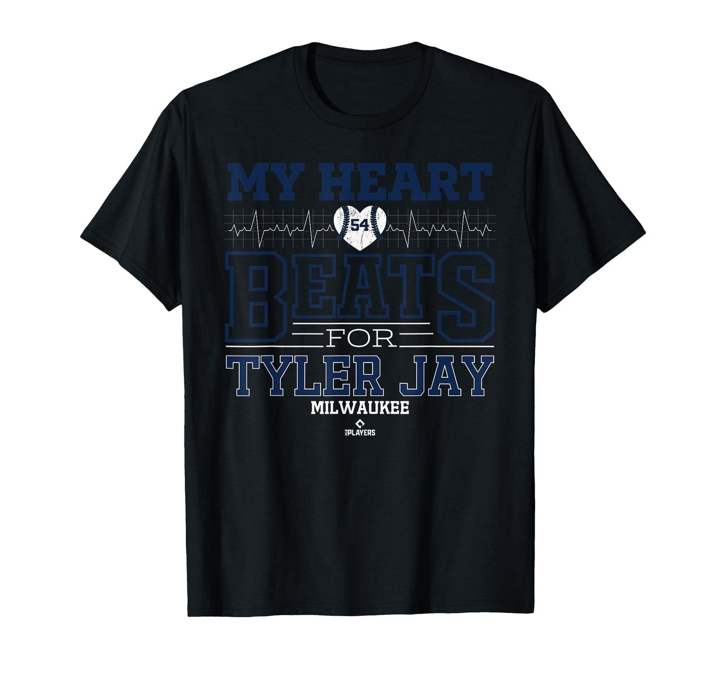My Heart Beats Tyler Jay Milwaukee T-Shirt - Custom Art Print for Adults - T-Shirt, Sweatshirt, Hoodie