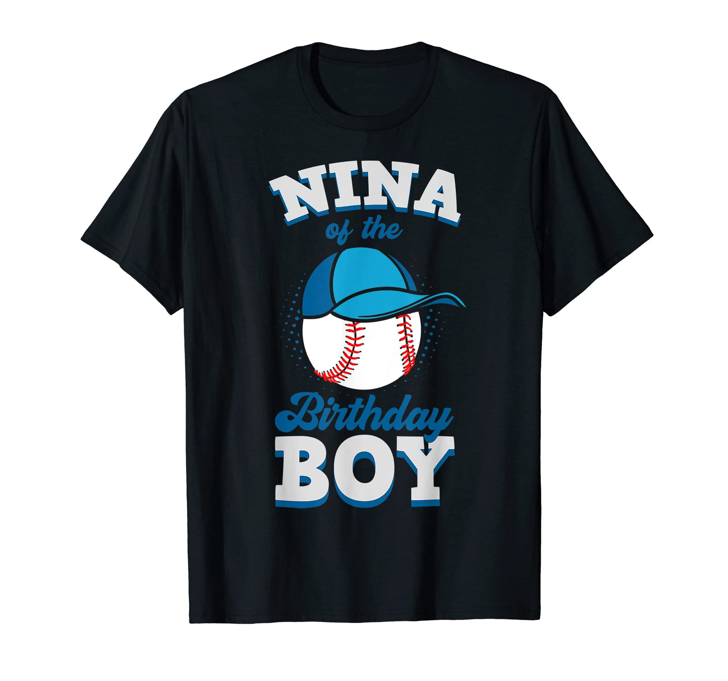 Nina Birthday Baseball Theme Family T-Shirt - Novelty Apparel Men Women - T-Shirt, Sweatshirt, Hoodie