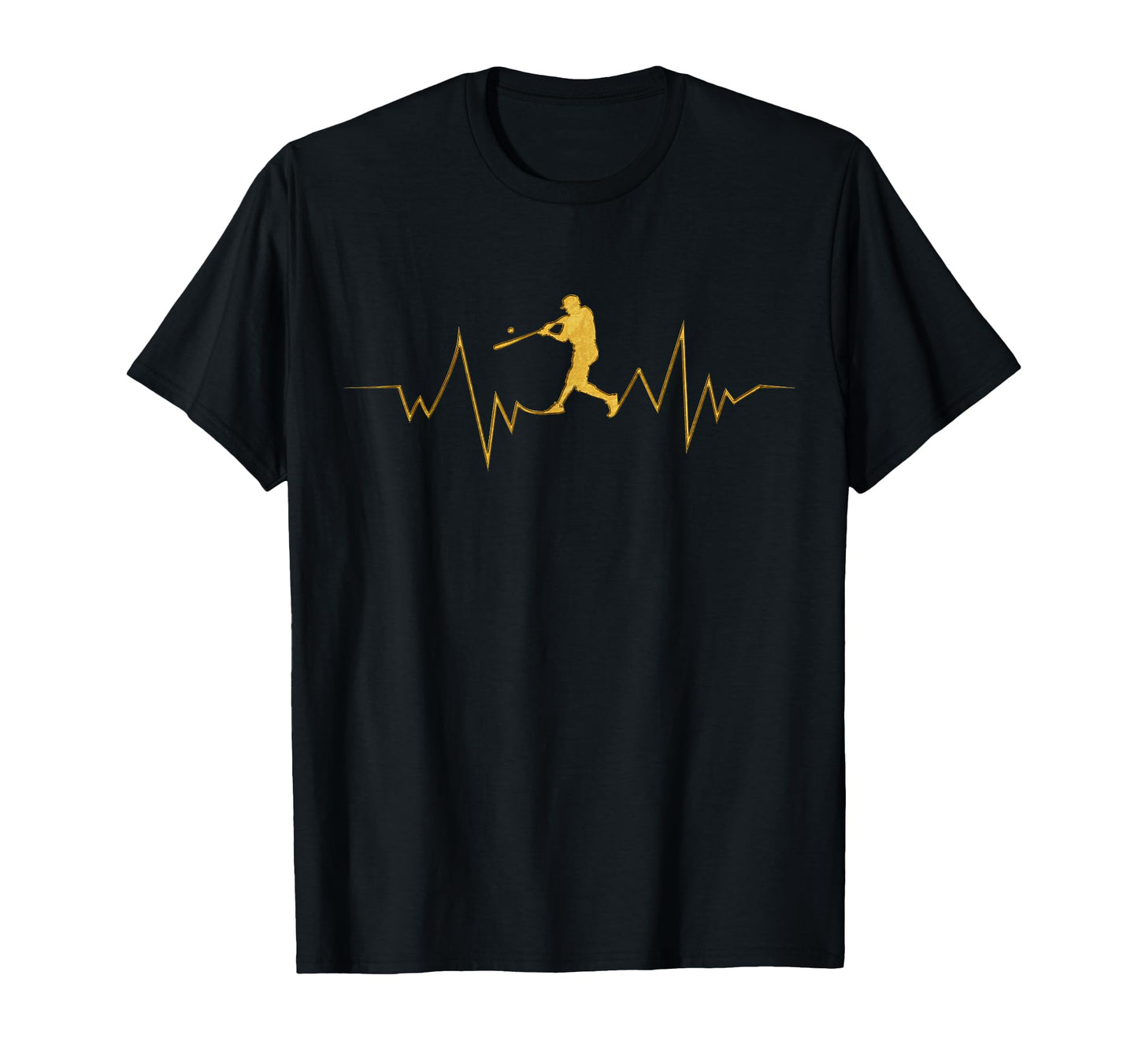 Baseball Heartbeat Sport Fans T-Shirt - Minimalist Print Unisex - T-Shirt, Sweatshirt, Hoodie