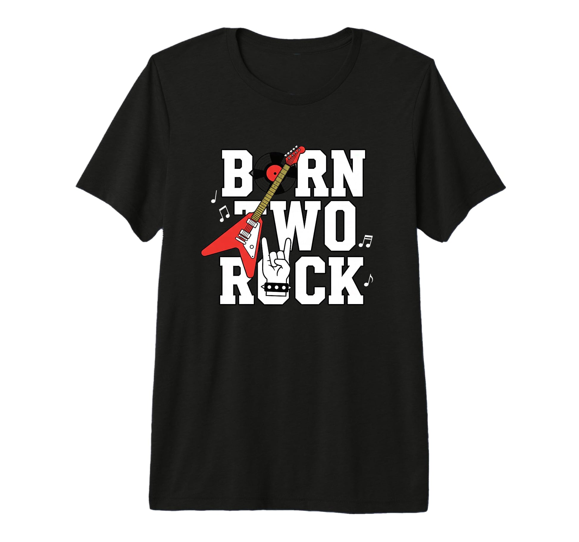 Birthday Born Two Rock 2Nd Birthday Rock T-Shirt - Streetwear Style Unisex - T-Shirt, Sweatshirt, Hoodie