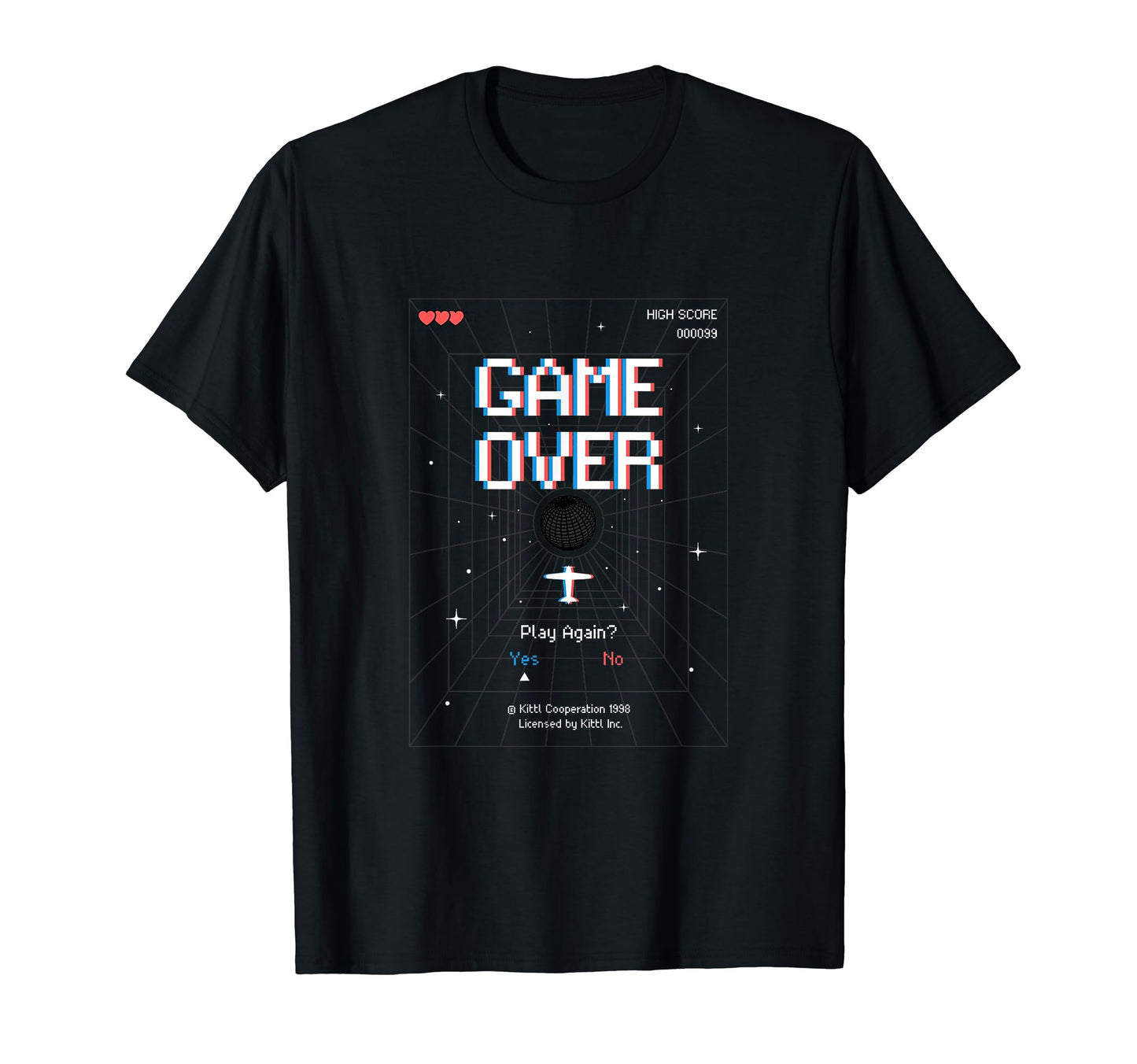 Arcade Pixel Game Gamer Nostalgia T-Shirt - Custom Art Print Unisex - T-Shirt, Sweatshirt, Hoodie