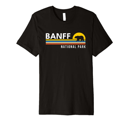 Banff National Park Canada Souvenirs T-Shirt - Minimalist Print Unisex - T-Shirt, Sweatshirt, Hoodie