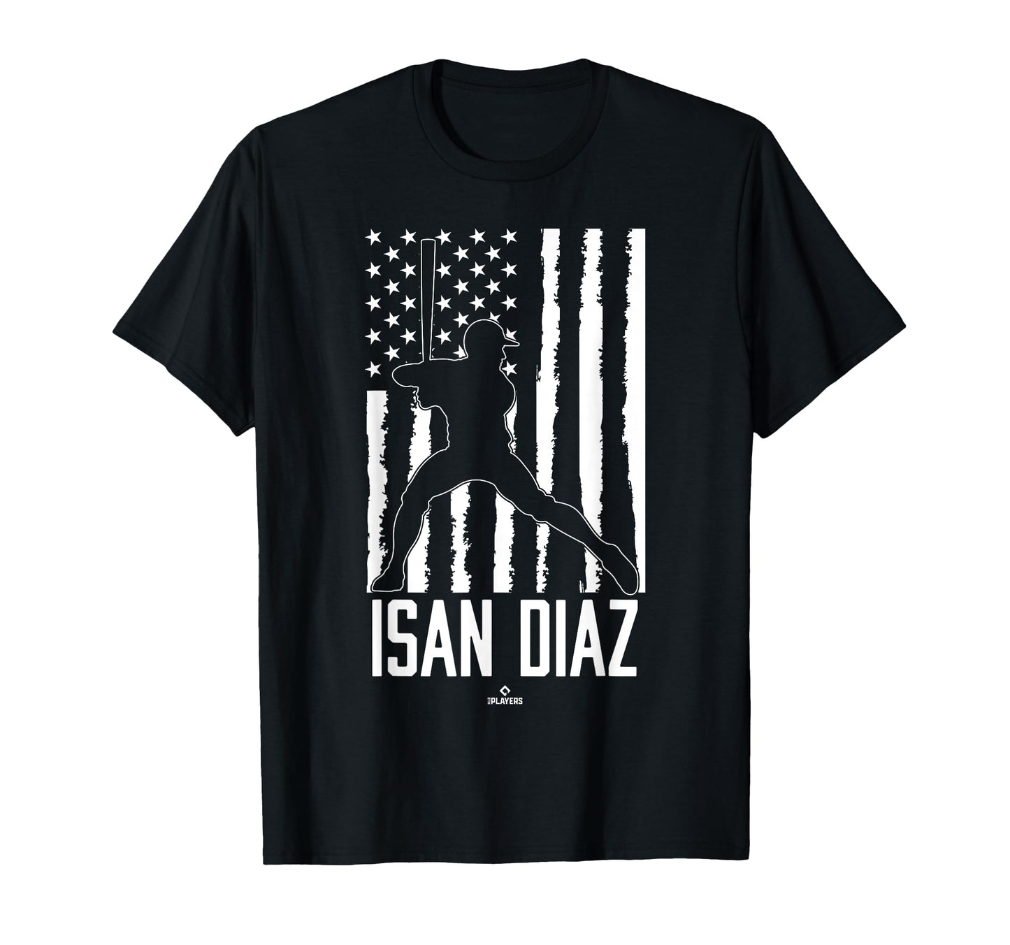 Distressed Flag Swing Isan Diaz T-Shirt - Novelty Apparel for Adults - T-Shirt, Sweatshirt, Hoodie