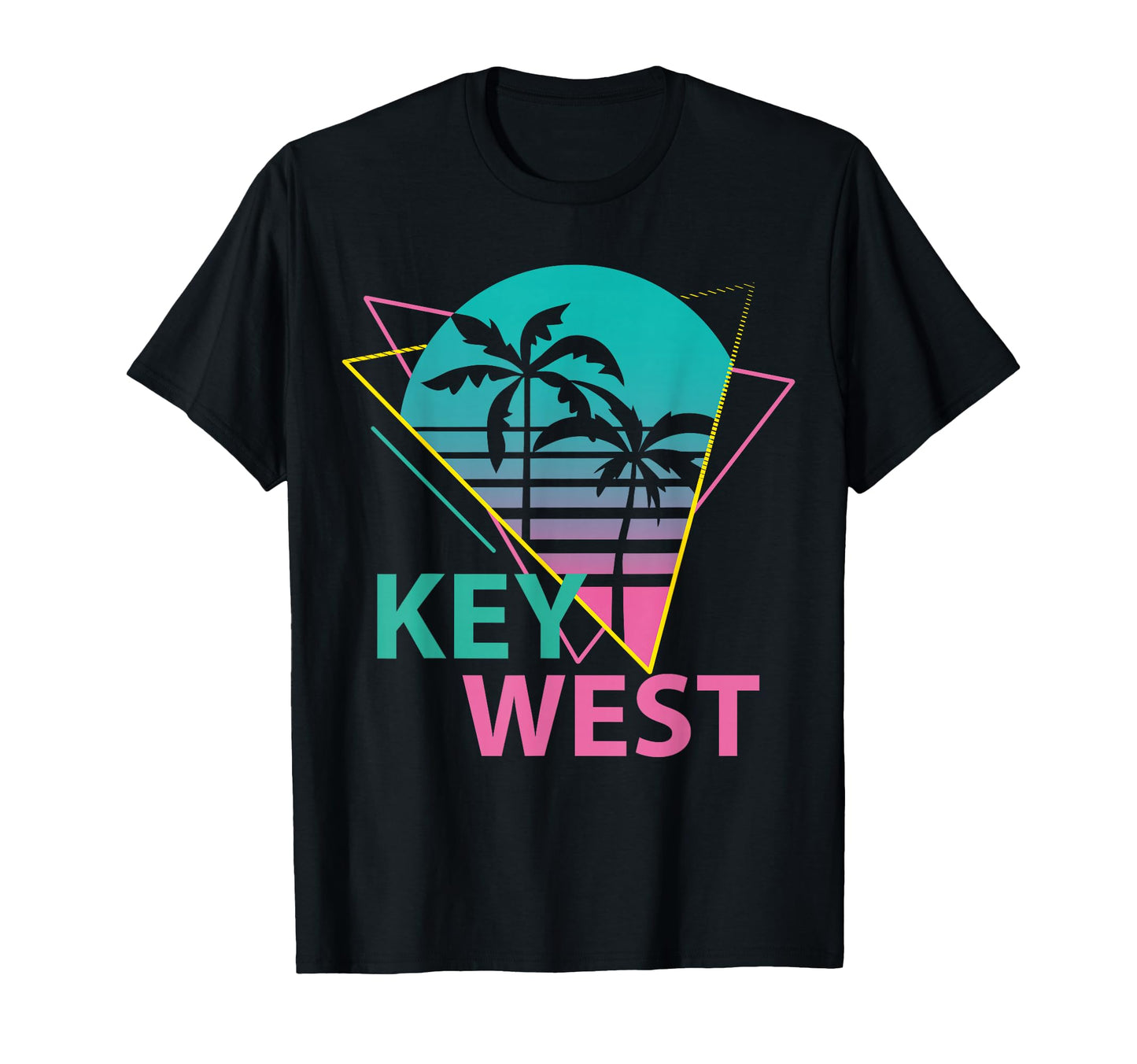 Key West Florida Keys Palms Palm Trees T-Shirt - Trendy Graphic for Adults - T-Shirt, Sweatshirt, Hoodie