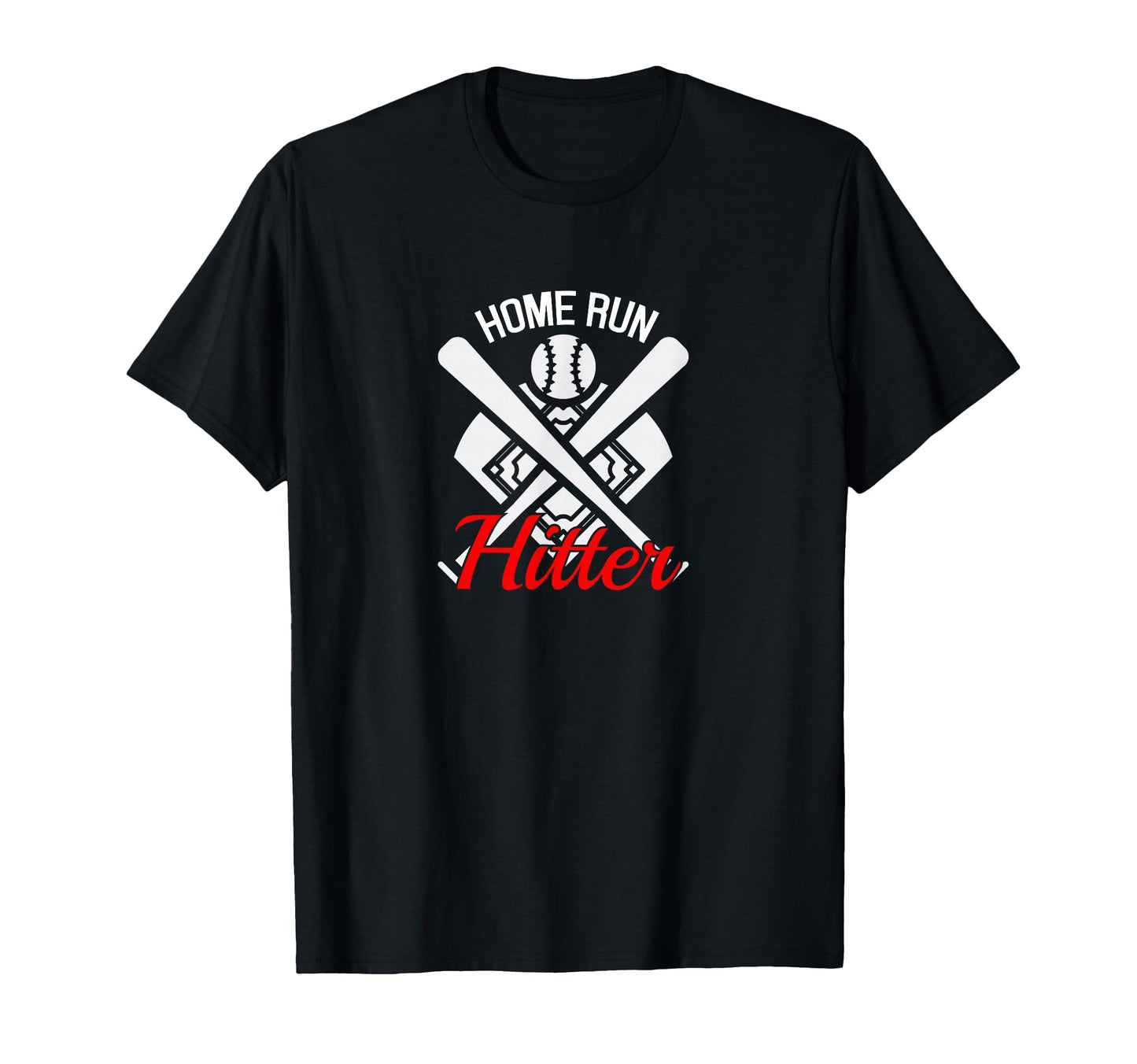 Softball Home Run Hitter Baseball Bats T-Shirt - Graphic Print Men Women - T-Shirt, Sweatshirt, Hoodie